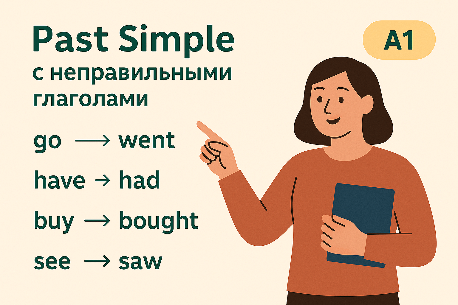 Урок 30. Past Simple с неправильными глаголами