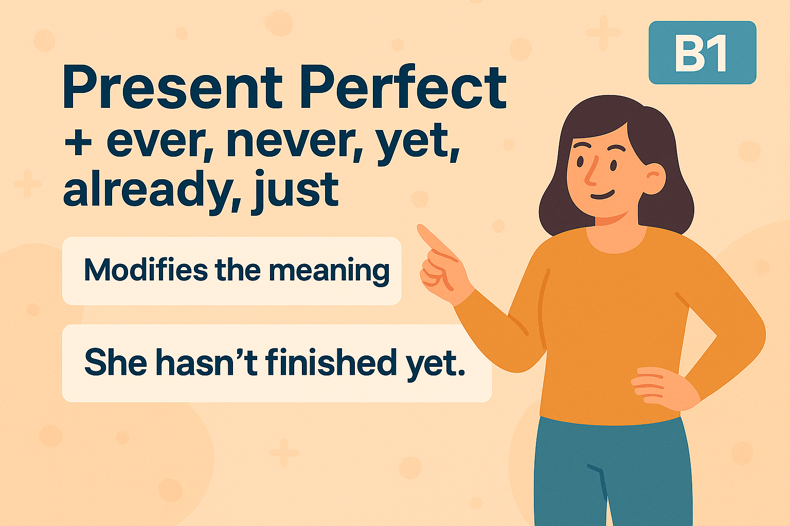 Урок 3 (B1): Present Perfect с наречиями ever, never, yet, already, just